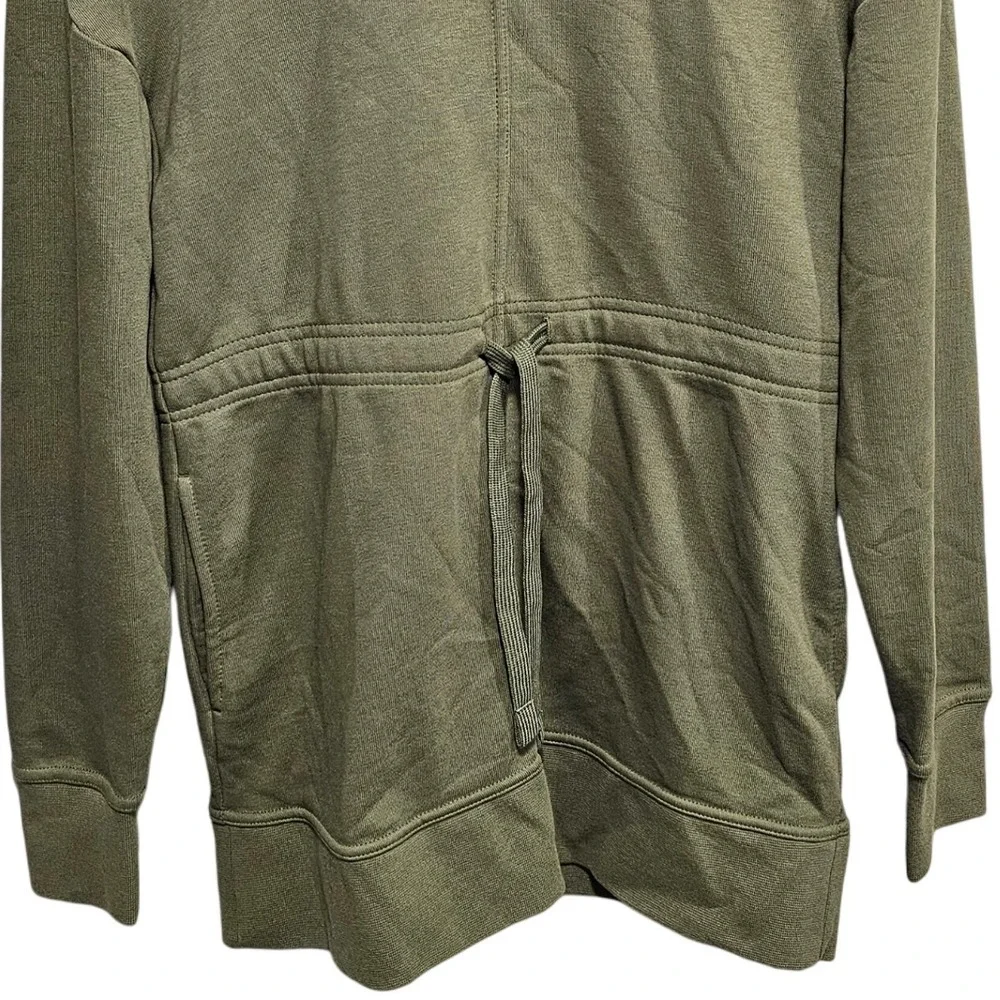 Nike Get‎ Fit Pullover Training Top DD6140-222 Small Green Dri-FIT Cotton Blend